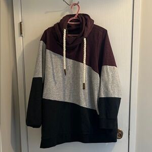 Colorblock Hoodie Sweatshirt